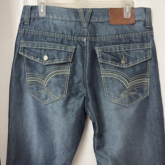 Sacred cult blue shiny jeans 32×30 - Picture 7 of 9
